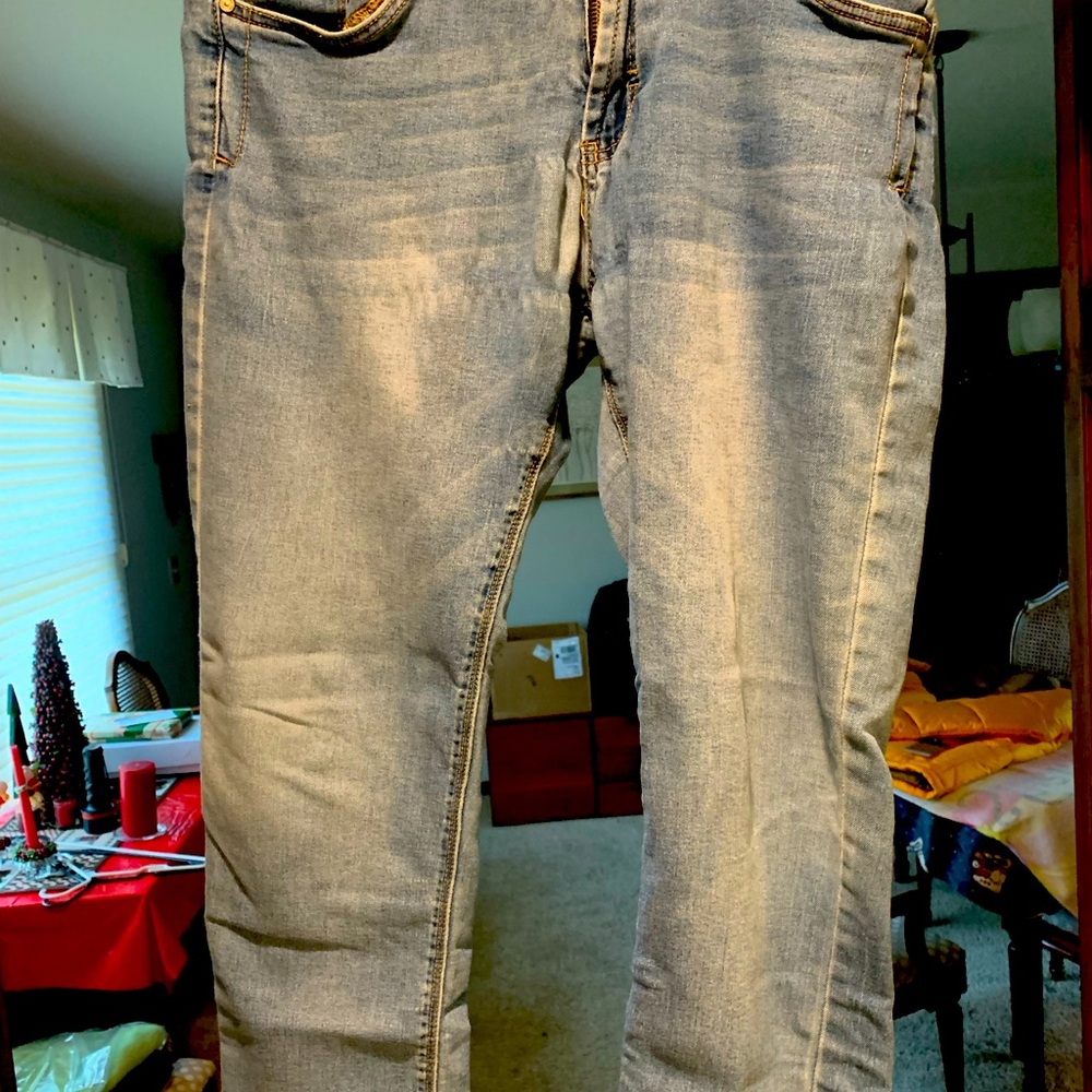 Used paper denim jeans in good condition
